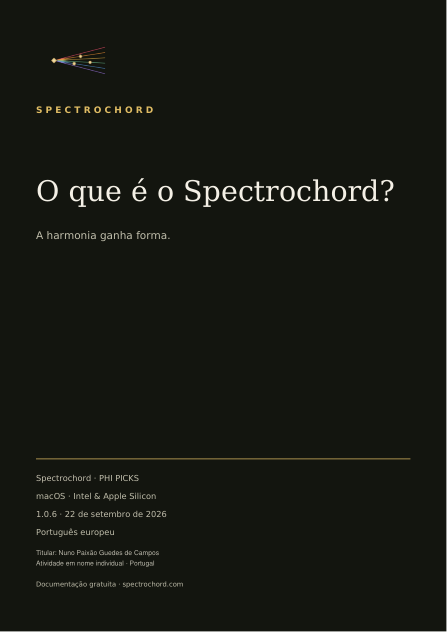 Capa da apresentação do Spectrochord